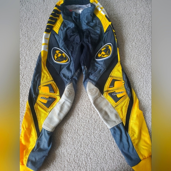 Core Thor Motocross pants -yellow and gray - size 26 - Picture 1 of 1